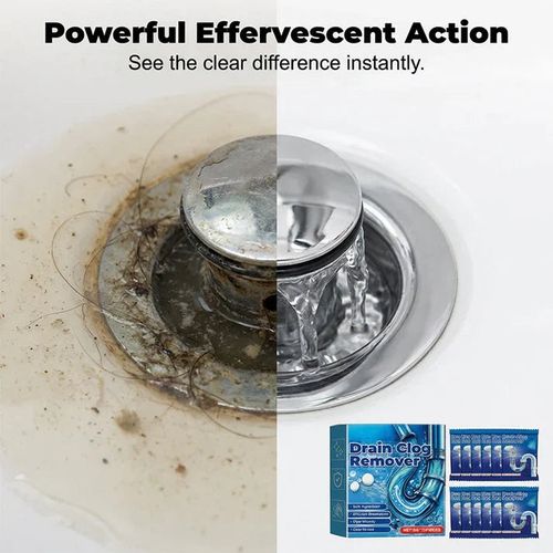 py💧 Drain Clog Remover Tablets – Powerful Fast Dissolving Drain Cleaner