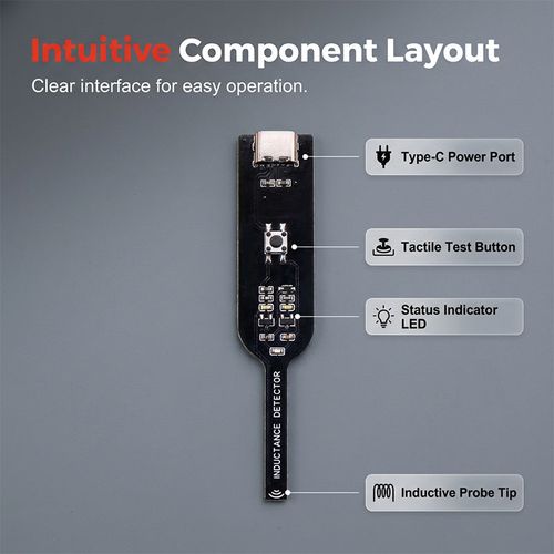 py🔥 USB C Inductance Detector Pen for Fast Motherboard Troubleshooting