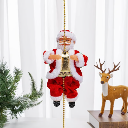 Electric Climbing Santa Claus Musical Toys