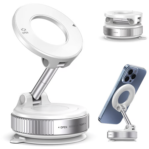 Vacuum Magnetic Suction Cup Phone Mount