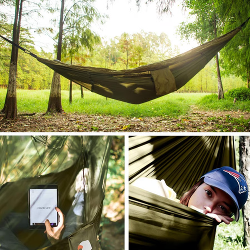 Outdoor mosquito net hammock