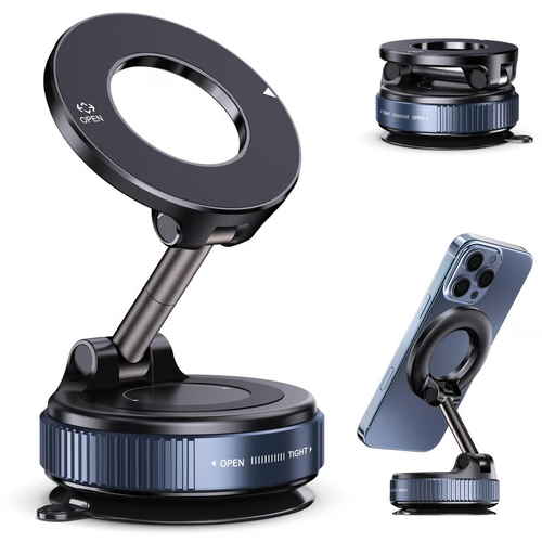 Vacuum Magnetic Suction Cup Phone Mount