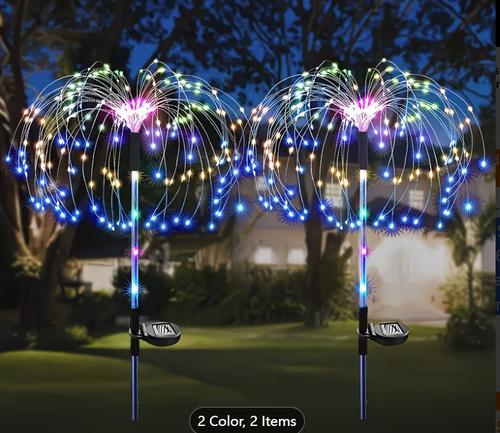 Solar-Powered Fireworks