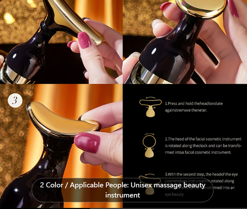Beauty device with 4D multi-functional lifting, electric massage and infusion