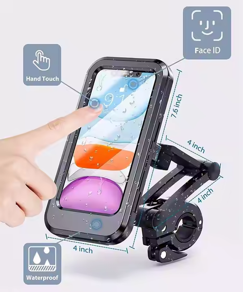 🔥Hot sale🔥Adjustable Universal Waterproof Bike Phone Holder 360° Rotation