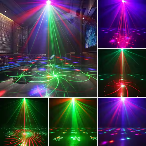 2025 New Mini Butterfly Decorative Light Remote Control Easy Installation Laser Voice Control DJ Laser Light Show Suitable for Bar