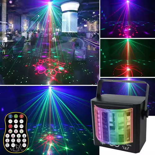 New Mini Butterfly Decorative Light Remote Control Easy Installation Laser Voice Control DJ Laser Light Show Suitable for Bar