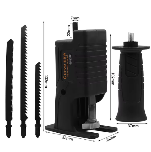 🔥Hot sale🔥Reciprocating Saw Adapter Electric Drill to Electric Saw Screwdriver Conversion Head for Wood Metal Cutting