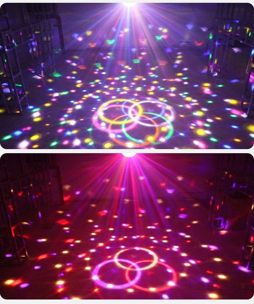 New 12 colors remote control voice controlled DJ laser light