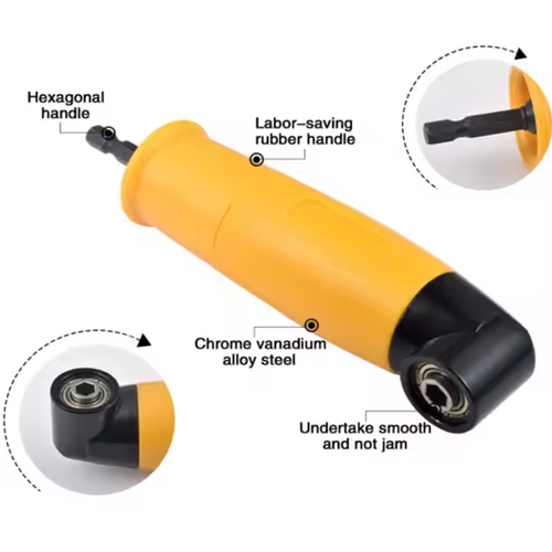 105 Degree Elbow Electric Cornerer Screwdriver Labor-Saving Batch Turning Curved Accessory Power Tool Accessory