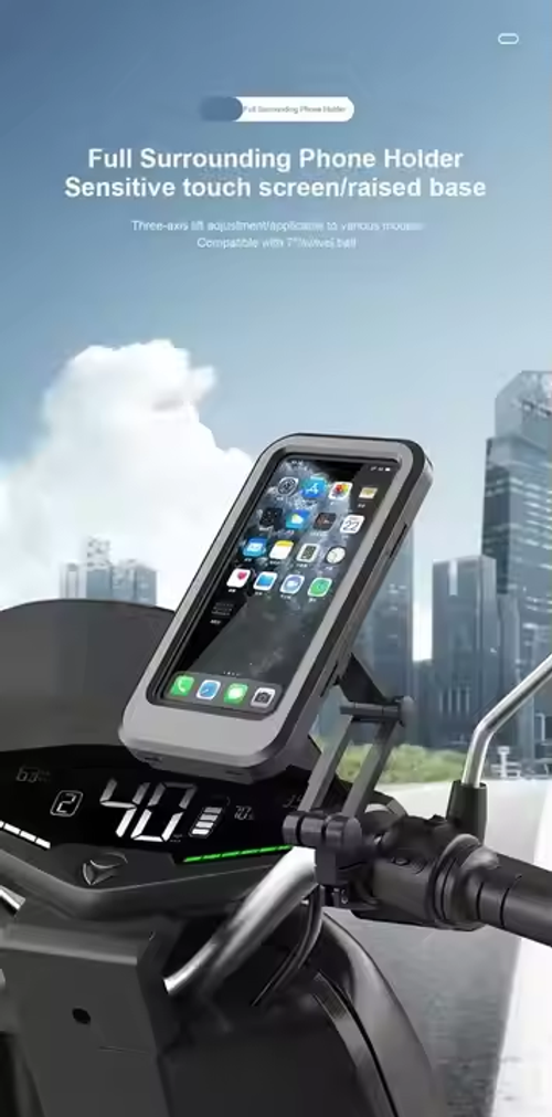 🔥Hot sale🔥Adjustable Universal Waterproof Bike Phone Holder 360° Rotation