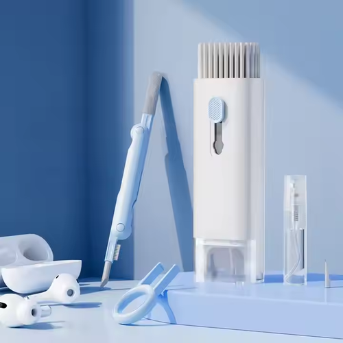 Keyboard Cleaning Kit 7-in-1 Laptops Cleaner with Keycap Multifunctional Keyboard Brush Cleaning Set for Phone