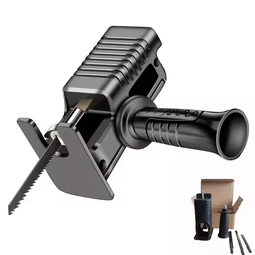 🔥Hot sale🔥Reciprocating Saw Adapter Electric Drill to Electric Saw Screwdriver Conversion Head for Wood Metal Cutting