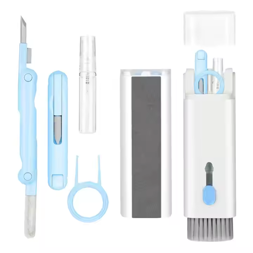 Keyboard Cleaning Kit 7-in-1 Laptops Cleaner with Keycap Multifunctional Keyboard Brush Cleaning Set for Phone