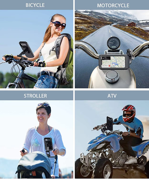 🔥Hot sale🔥Adjustable Universal Waterproof Bike Phone Holder 360° Rotation