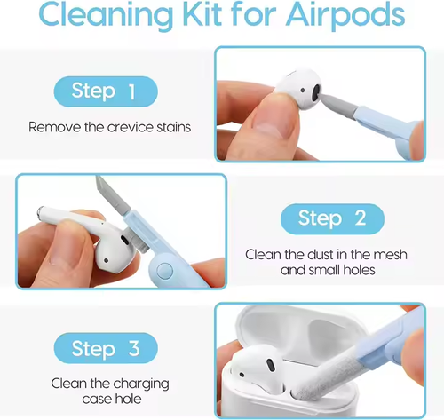 Keyboard Cleaning Kit 7-in-1 Laptops Cleaner with Keycap Multifunctional Keyboard Brush Cleaning Set for Phone
