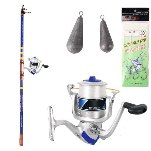 Conjuntos de equipamentos de pesca, conjuntos de 3.0m e 3.9m de pesqueiros.3 mirali 50 quilogramas 3, 9 mirali 80 quilogramas