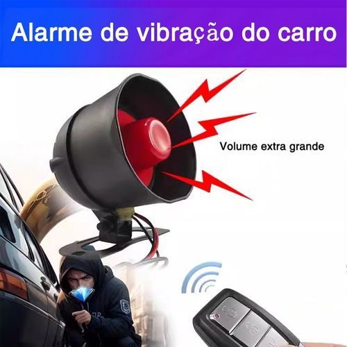 Alarme de carro anti-arranhão toque chifre de colisão sensor de vibração alarme anti-roubo de carro