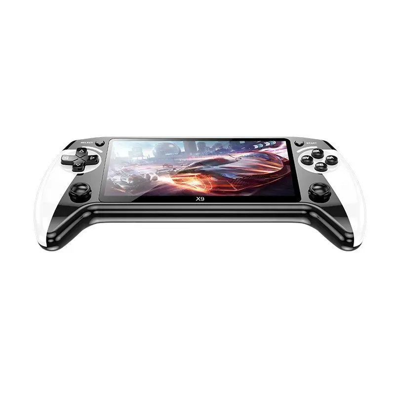 X9 Handheld Game Console - 5.5-Inch Screen, 10 Emulators for Arcade Classics & Retro GBA Gaming