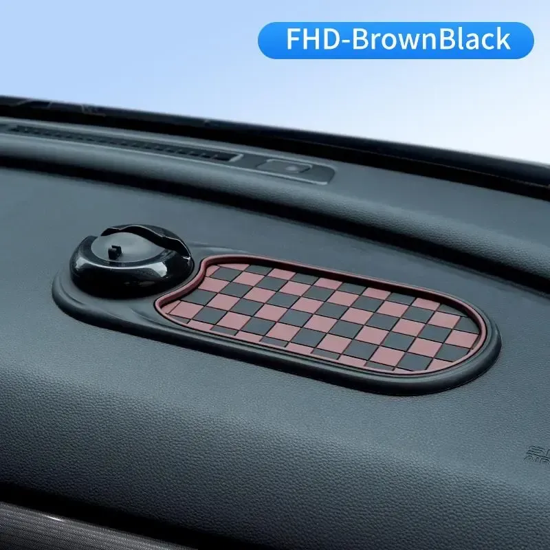 Multifunctional Vehicle-Mounted Anti-Slip Mat, Mobile Phone Navigation Frame, Central Control Storage Mat, Car Accessory ,phone holder for car