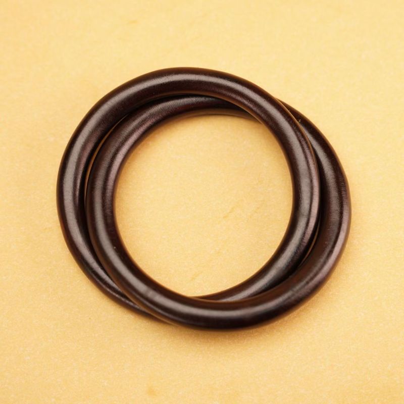 乾坤圈阴阳镯雷击枣木玉化料圈口70mmThunder-Struck Jujube Wood Qiankun Ring – Traditional Taoist Protective Amulet (70mm)