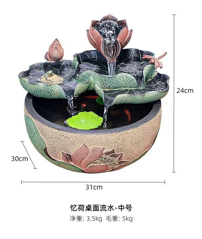 风水摆件   流水生财   一对一教您怎么布局   Feng Shui ornaments generate wealth through flowing water. One on one teaching you how to layout