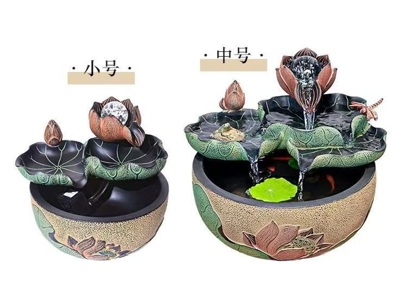 风水摆件   流水生财   一对一教您怎么布局   Feng Shui ornaments generate wealth through flowing water. One on one teaching you how to layout