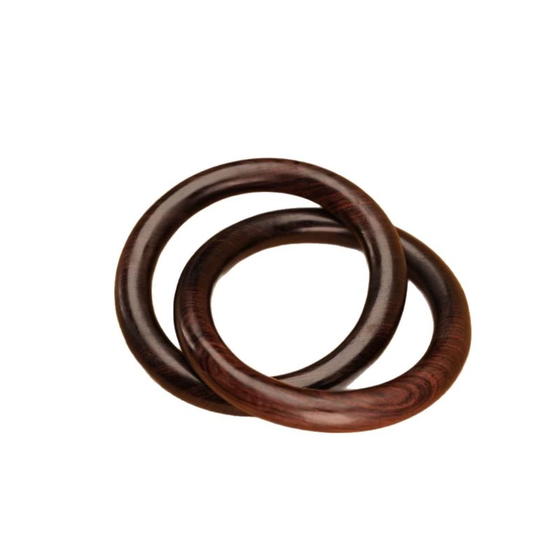 乾坤圈阴阳镯雷击枣木玉化料圈口80mmThunder-Struck Jujube Wood Qiankun Ring – Traditional Taoist Protective Amulet (80mm)
