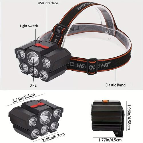 Head-mounted flashlight