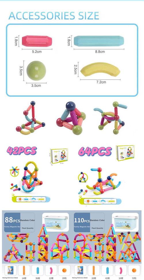 DIY Magnetic Stick Building Blocks