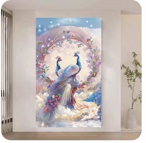 3·26Living room hanging painting embroidery