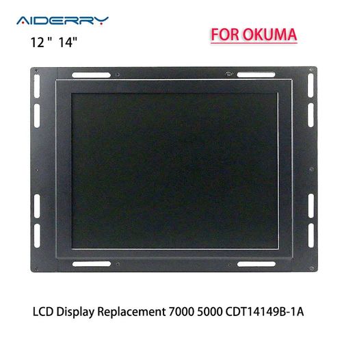 New 10.4 " 12.1" Industrial LCD Display Replacement For CNC Monitor OKUMA 7000 5000 CDT14149B-1A With Cable Power Supply