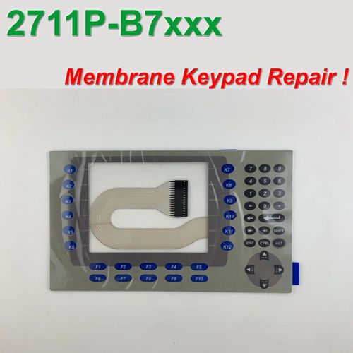 ALLEN BRADLEY 2711P-B7 PANELVIEW PLUS 700 MEMBRANE OVERLAY KEYPAD 2711P-B7C K7M, HAVE IN STOCK