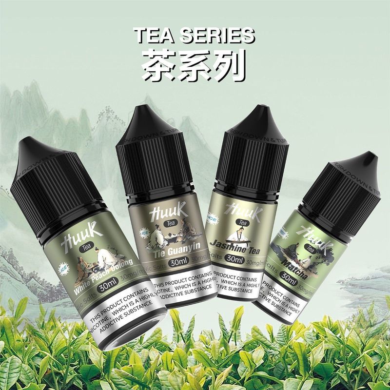 MEHA HUUK虎克煙油 30ml搭配多口味，入口節奏與口味更好判斷