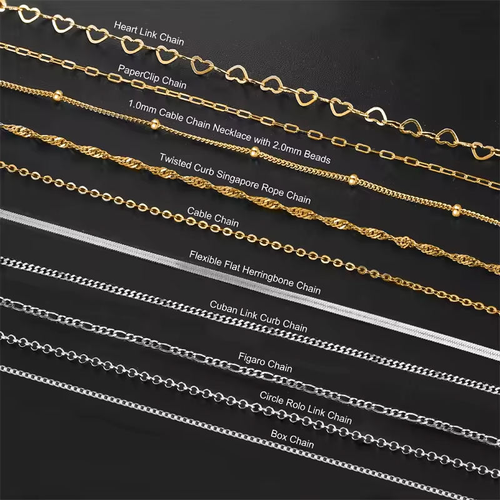 14K Real Gold-Plated Milano Rope Chain