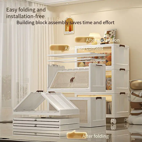 Foldable storage cabinetwardrobe