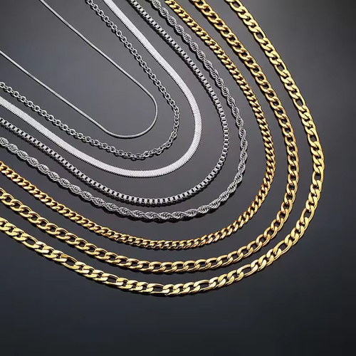 14K Real Gold-Plated Milano Rope Chain