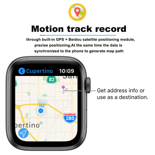 Touchscreen smart watch