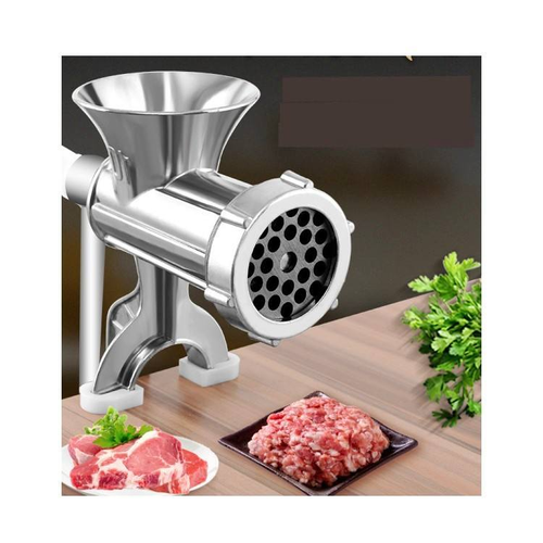 Multifunctional Hand-Cranked Machine: Metal Meat Grinder, Garlic Mincer, Sausage Stuffer, and Chili Grinder