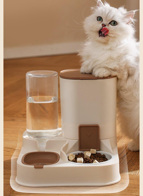 Integrated Automatic Feeder and Water Dispenser