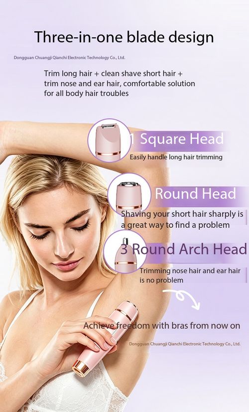 3 in 1 Electric Hair Trimmer for Women USB Rechargeable Bikini Trimmer Body Facial Nose Ear Hair Removal Painless Portable Grooming Kit Nigeria
