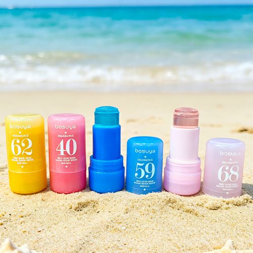 Bosuya 4PCS Jelly Solid Perfume Balm Set – Long Lasting Fragrance Stick for Women & Men, Portable & Non-Sticky