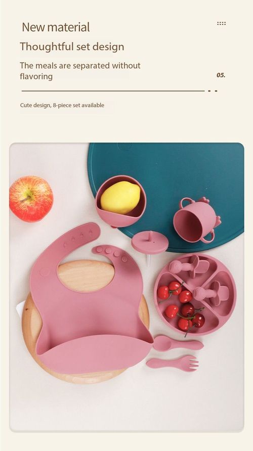 Silicone Baby Feeding Complete Tableware Set