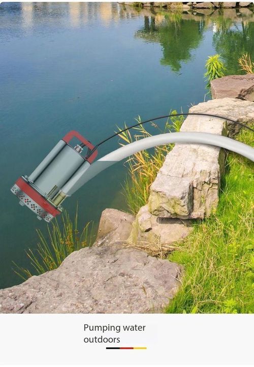 DC Submersible Water Pump - Portable Stainless Steel Irrigation Pump for Farm & Home
