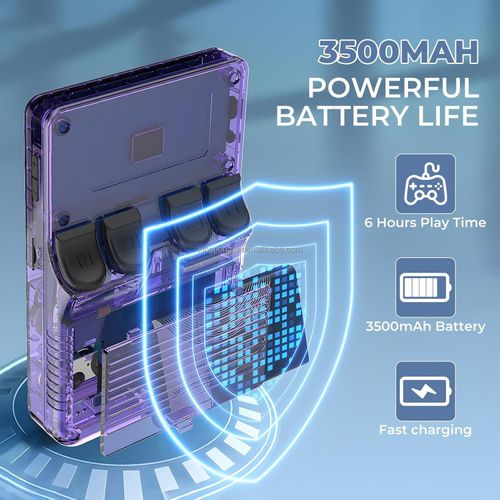 R36 Retro Handheld Game Console 3.5 Inch HD Screen Portable GBA FC Emulator