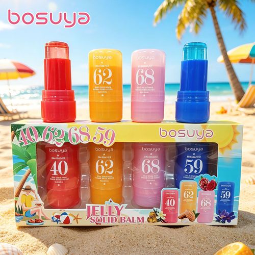 Bosuya Digital Jelly Solid Balm Set - Long Lasting Portable Fragrance Stick