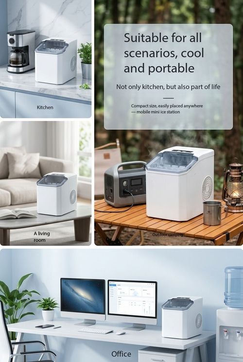 Portable Mini Ice Maker Machine