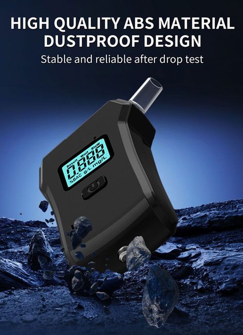 High Precision Portable Breathalyzer Digital Alcohol Tester Rechargeable
