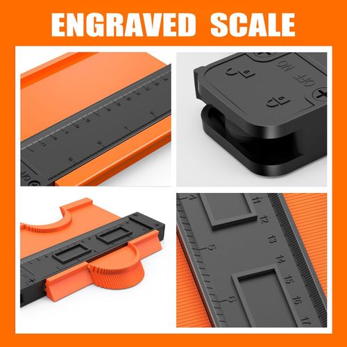 Contour Gauge (10-Inch Locking Type) Industrial OEM ABS Contour Measuring Tool – Adjustable Locking Precision Irregular Shape Duplicator for Welding