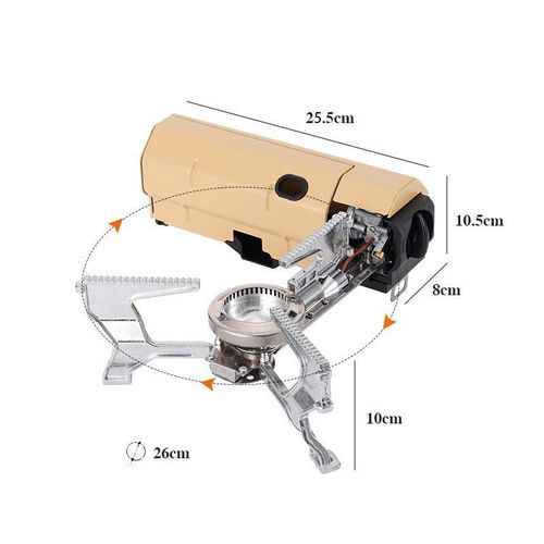 Portable Mini Folding Gas Stove for Outdoor Camping – Compact Butane Burner for Backpacking, Cooking, and BBQ